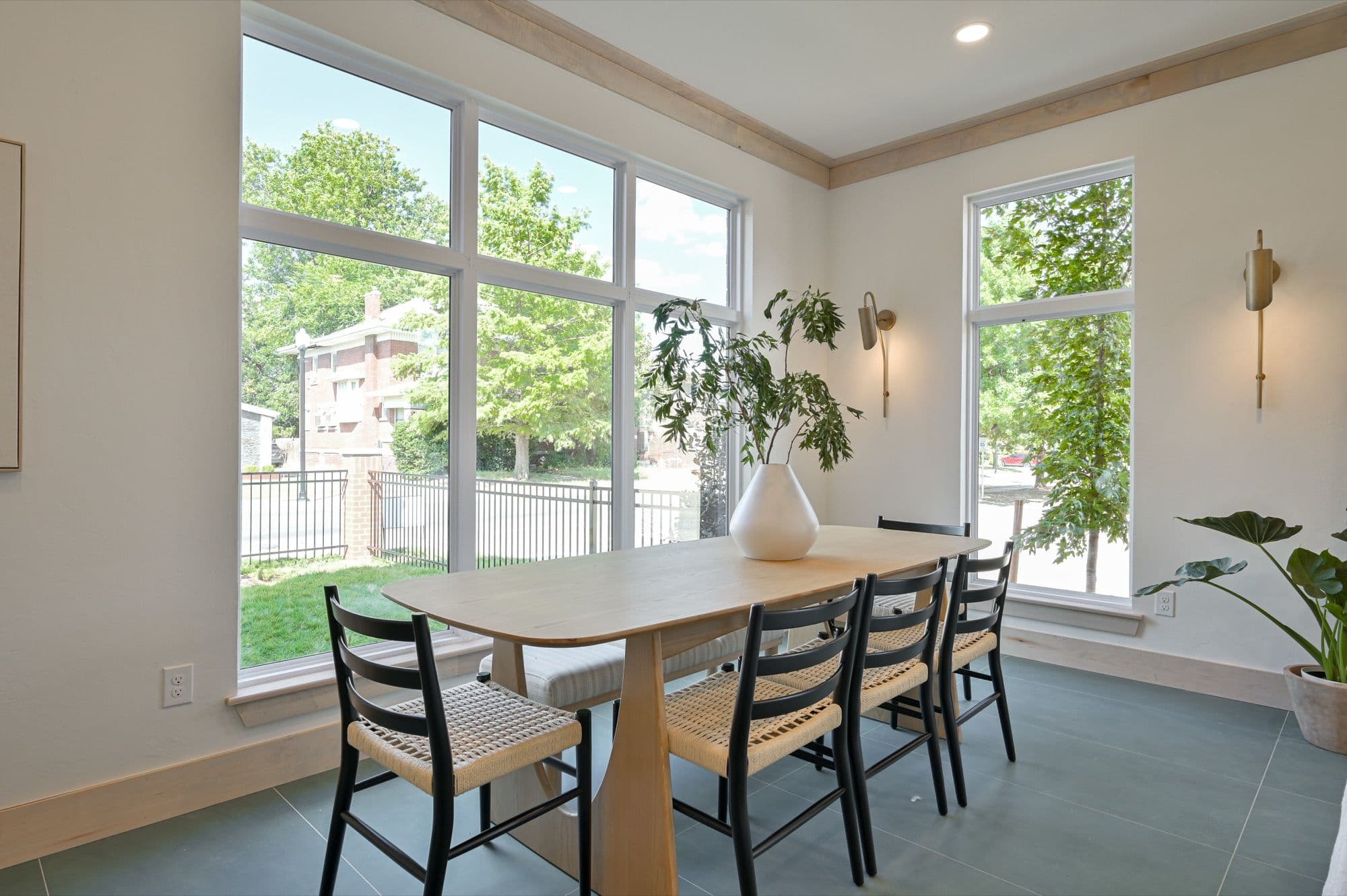 Dining room in a BMS home