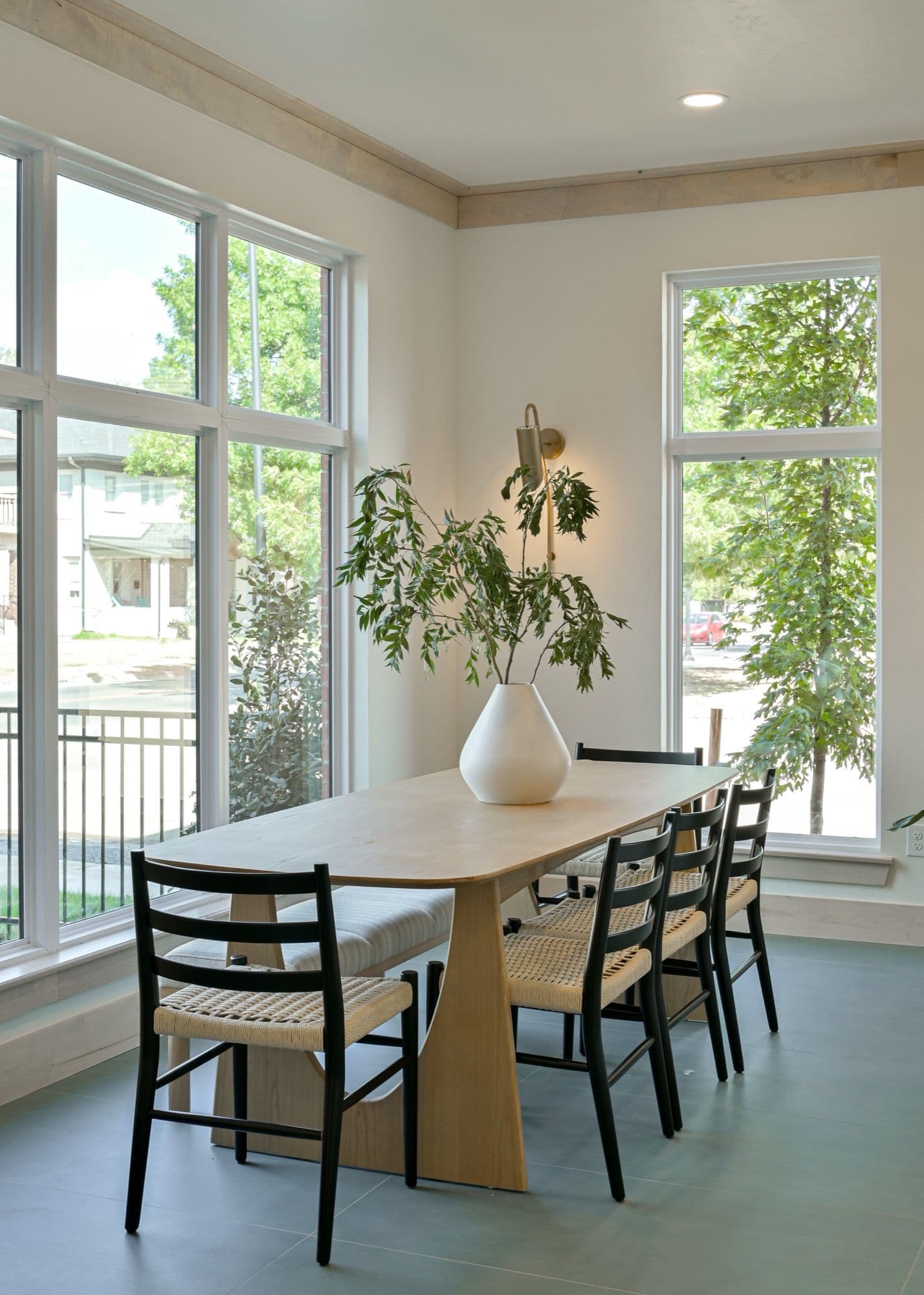 Dining room in a BMS home