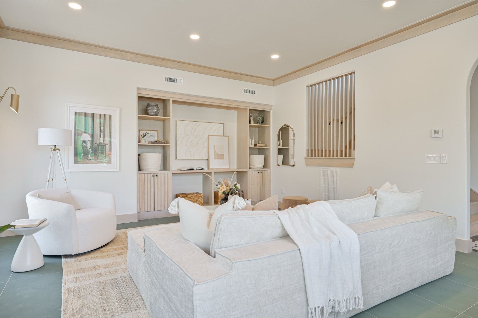 Living room in a BMS home