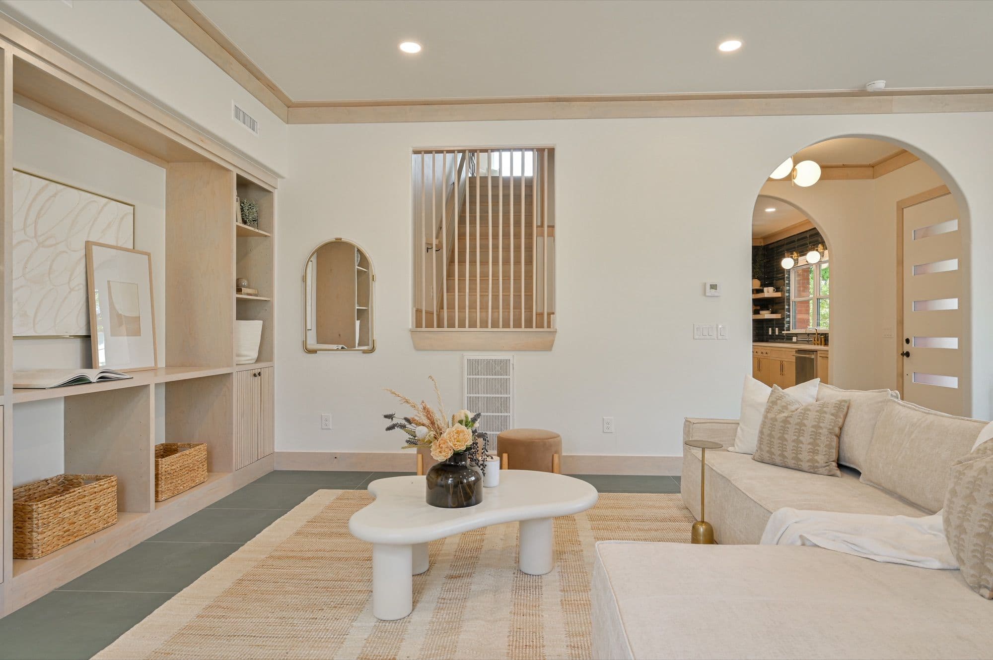 Living room in a BMS home